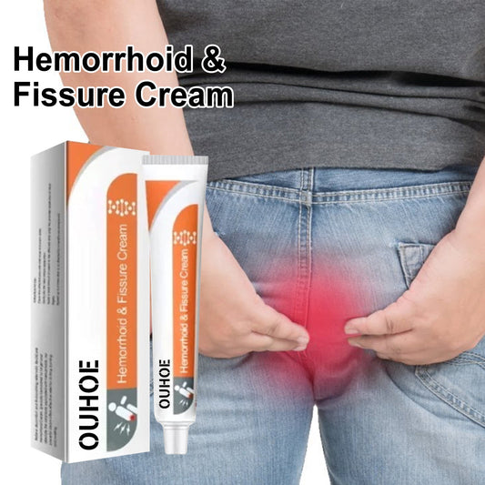 OUHOE hemorrhoid cream for external use Anal soothing hemorrhoid cream to relieve pain, internal and external mixed swelling, hemorrhoids and meat balls 