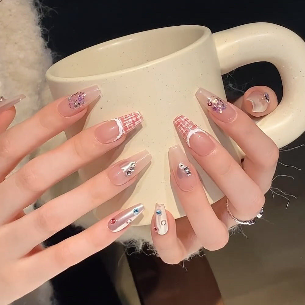 ក្រចកដៃសិប្បនិម្មិត nail stickers ស្ទីគ័រក្រចក