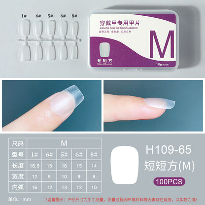 Manicure Wearable Nail Handmade Special Nail Patch Free of Engraving and Grinding Ultra-Thin Traceless Fake Nail Patch Manicure Manufacturer Wholesale