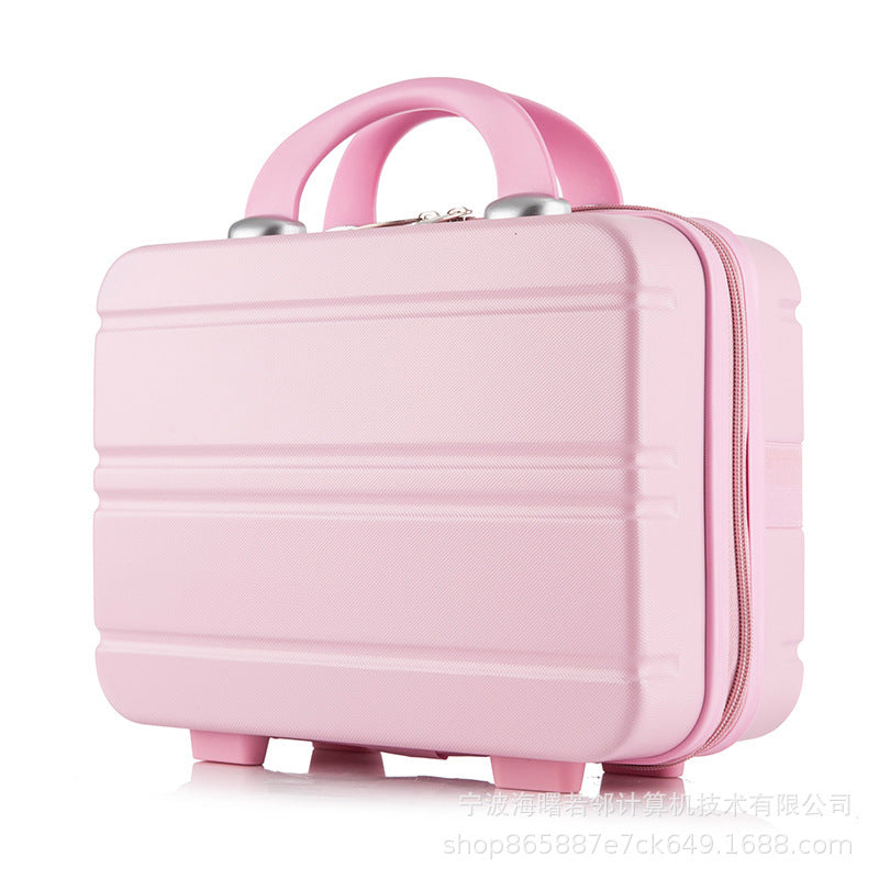 2024 new mother and child box large capacity cosmetic box female small travel suitcase storage bag 14 inch mini suitcase 