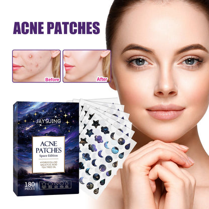 Jaysuing Acne Patch Fading Closed Pimples Clearing Acne Waterproof Breathable Repair Acne Skin Pattern Acne Patch 