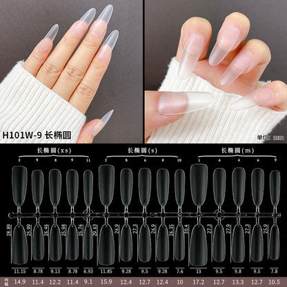 Hand-made wearable nails, frosted, no-carving, thin, foldable, traceless, air soft nails, 300 pieces, new upgrade