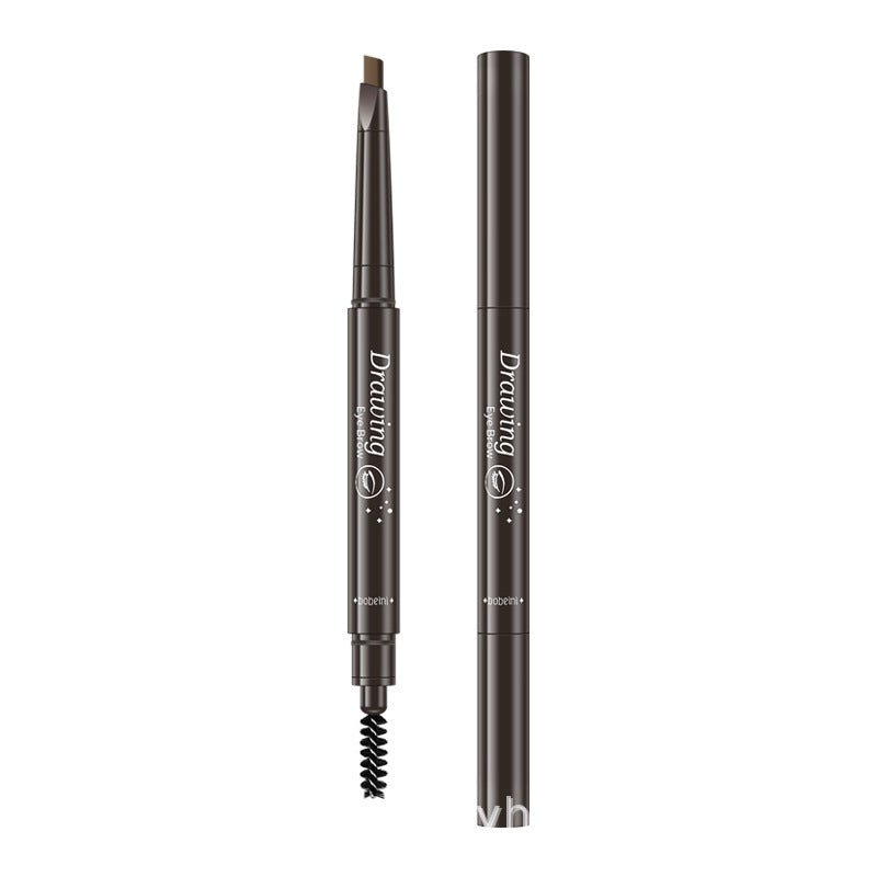 Bobeni double-headed automatic rotating eyebrow pencil is not easy to smudge when exposed to water. Fine triangle eyebrow pencil for cross-border foreign trade