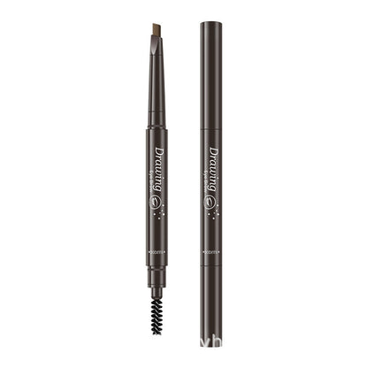 Bobeni double-headed automatic rotating eyebrow pencil is not easy to smudge when exposed to water. Fine triangle eyebrow pencil for cross-border foreign trade