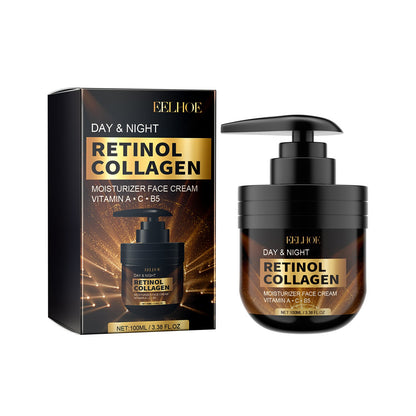 EELHOE Retinol Moisturizing Cream Firms Facial Loose Skin, Delicates Pores, Hydrates and Anti-Wrinkle Cream 