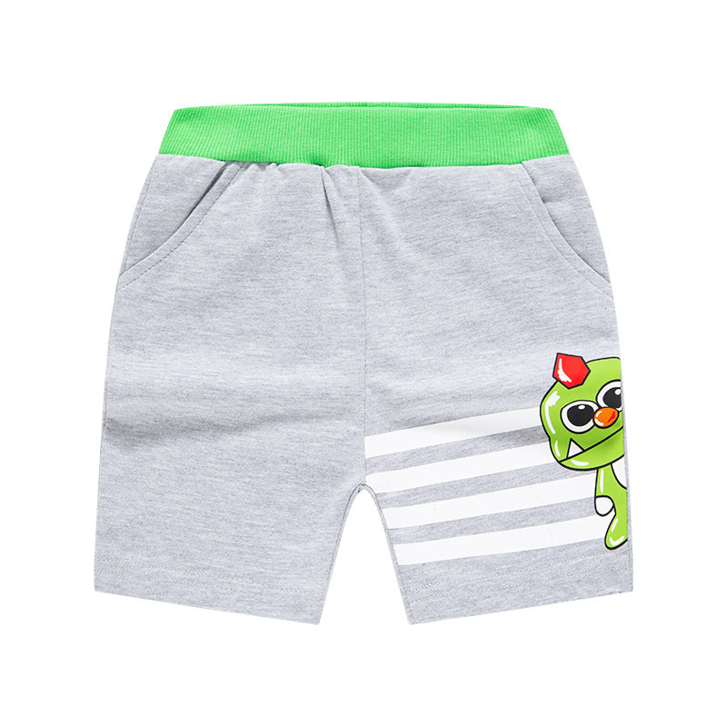 Children's cartoon shorts 2023 boys' shorts Korean style printed summer new style trendy manufacturers wholesale one piece drop shipping