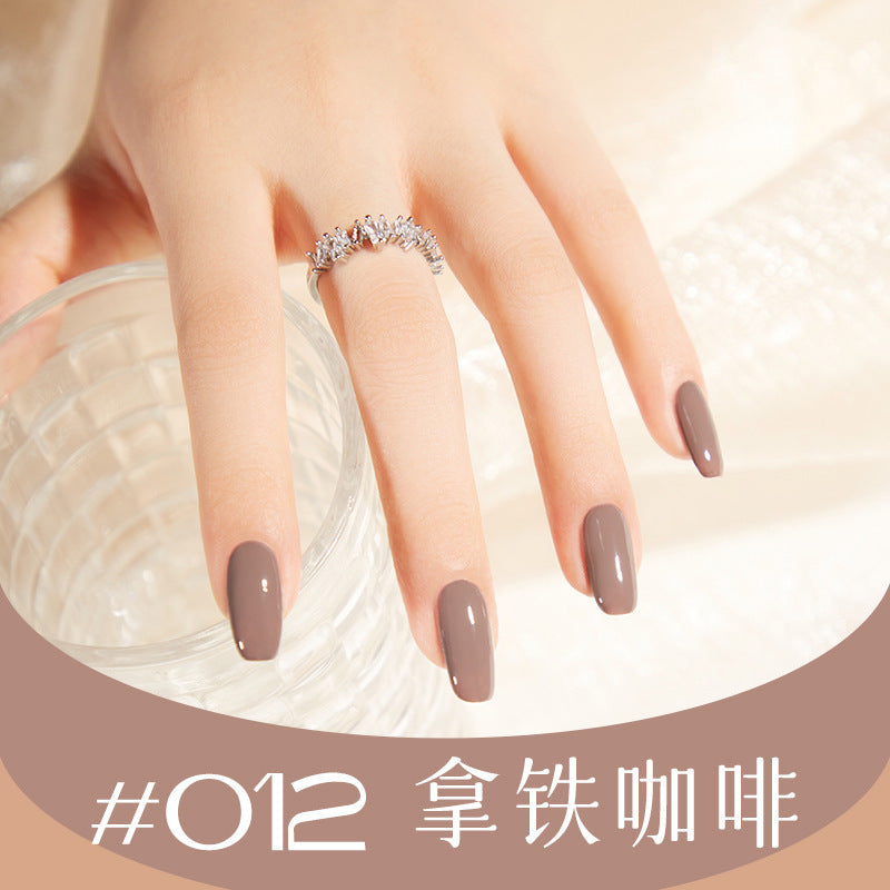 Nail polish no baking quick drying long-lasting tearable autumn and winter peelable water-based transparent nude nail polish wholesale