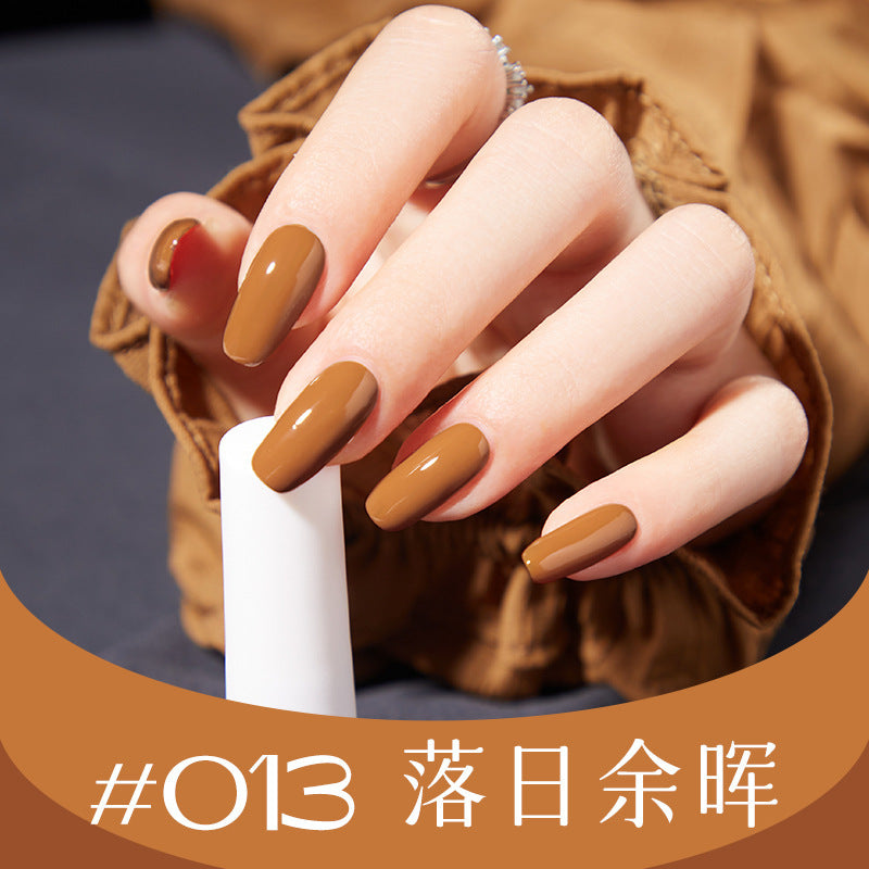 Nail polish no baking quick drying long-lasting tearable autumn and winter peelable water-based transparent nude nail polish wholesale