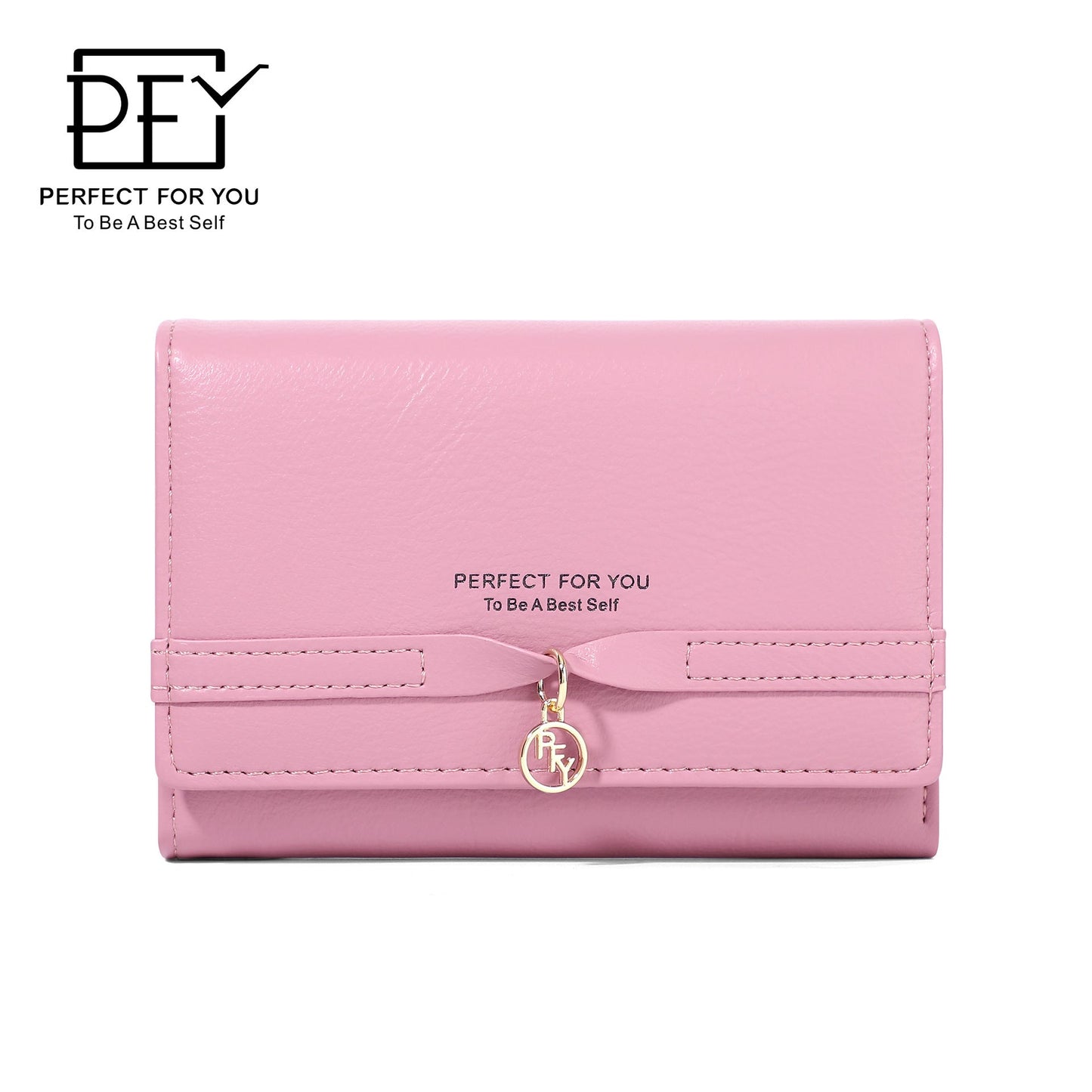 Simple and fashionable small fresh student three-fold niche wallet Japanese and Korean ladies' wallet with multiple card slots short wallet for women 