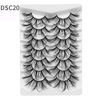 DINGSEN false eyelashes manufacturer cross-border stable eyelashes long explosive style eyelashes