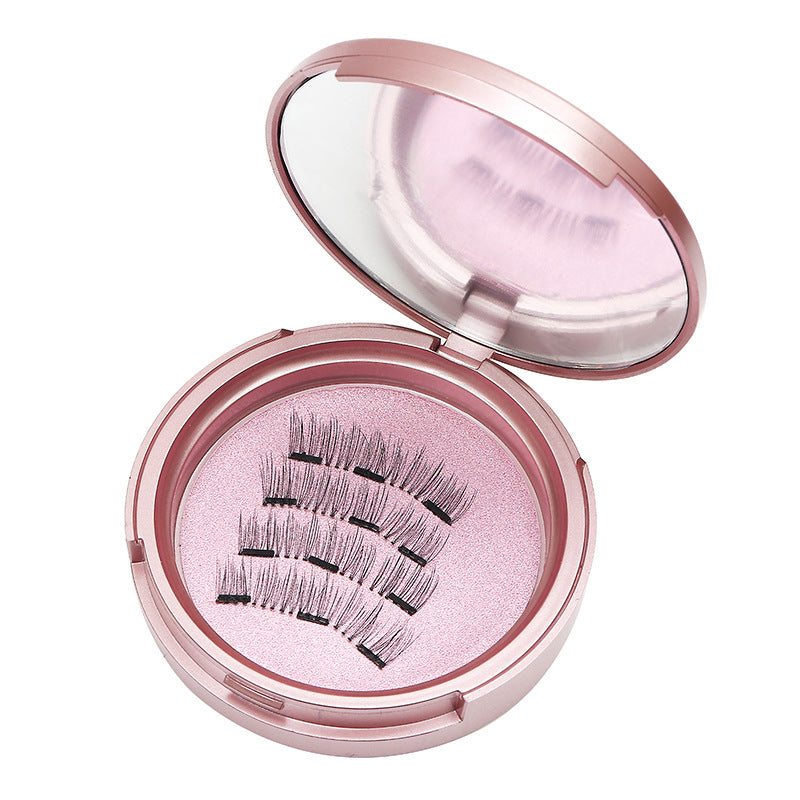 DINGSEN magnet false eyelashes glue-free eyelashes 4 pieces without clips magnetic eyelashes style