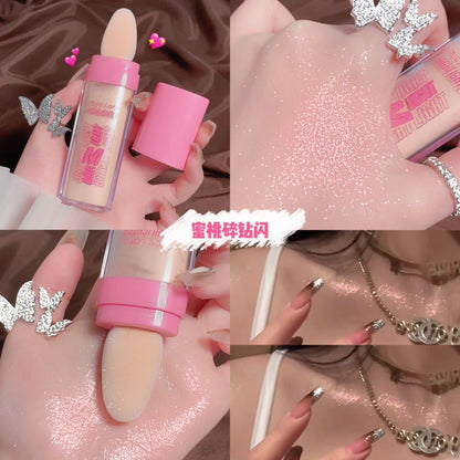 ម្សៅផាត់មុខ MISS LARA fairy highlight ធ្វើអោយមុខភ្លឺ រលោងពេញដងខ្លួន និងម្សៅផាត់មុខ 3D 