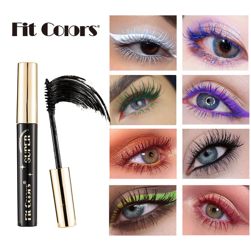 Cross-border Fit Colors 14 color mascara thick curling not easy to smudge Christmas stage makeup foreign trade