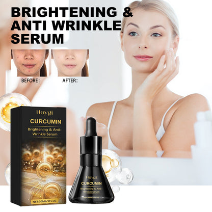 Hoygi Brightening Serum Anti-Wrinkle Anti-Aging កាត់បន្ថយស្នាមអុចខ្មៅ ស្នាមជ្រីវជ្រួញលឿងខ្មៅ ធ្វើអោយស្បែករលោង មានសំណើម និងតឹងណែន 