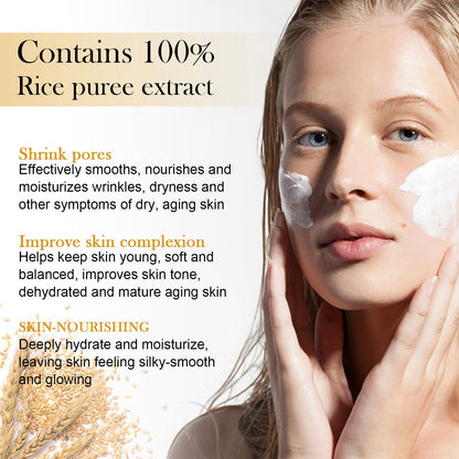 EELHOE Rice Puree Series Face Eyes Hands Body Cleansing Moisturizing Rejuvenating Moisturizing Series 