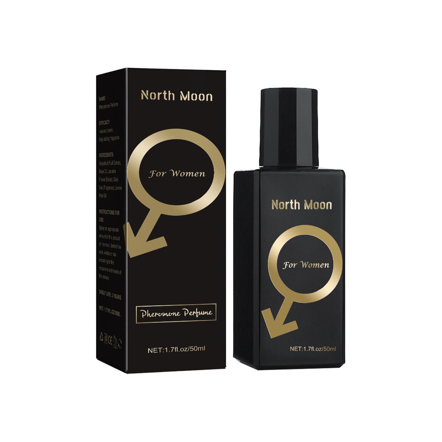 North Moon perfume natural light fragrance couple date fresh niche atmosphere perfume long-lasting carry-on fragrance 