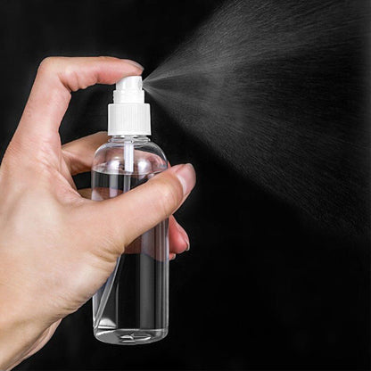 Manufacturers directly supply 100ml portable transparent spray bottle portable makeup spray disinfectant water plastic small spray