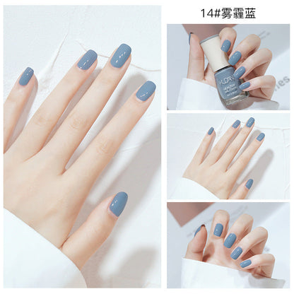 New oily nail polish, non-peelable, no-bake, long-lasting, no odor, natural and quick-drying, cross-border nail polish wholesale