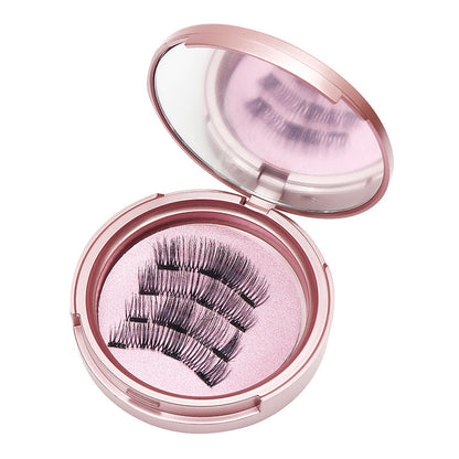 DINGSEN magnet false eyelashes glue-free eyelashes 4 pieces without clips magnetic eyelashes style