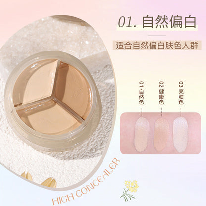 NOVO Concealer មានបីពណ៌ បិទបាំងស្នាមអុចខ្មៅ ស្នាមមុន ស្នាមអុចខ្មៅលើផ្ទៃមុខ ផ្ចិតផ្ចង់ និងធ្វើឲ្យភ្លឺចែងចាំង Concealer ឆ្លងកាត់ព្រំដែន 