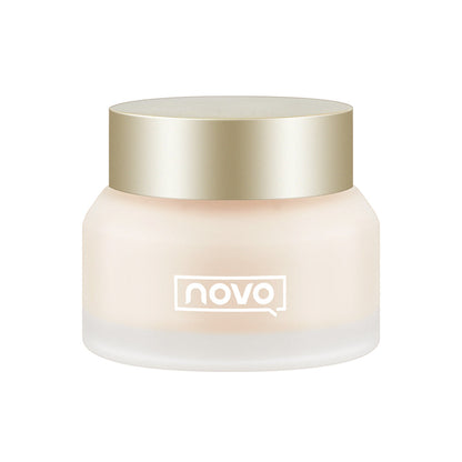 NOVO Luxury Pet Soft Light Foundation Cream មិនជ្រាបទឹក ធន់នឹងញើស ក្រែមលាបមុខគ្មានការលុប កំចាត់ជាតិប្រេង ផ្តល់សំណើមដល់សិស្សានុសិស្ស មូលនិធិ Liquid តម្លៃសមរម្យ