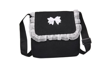 Japanese soft girl loli shoulder bag 2024 new bow lace messenger bag multi-color cute cute girl ins 