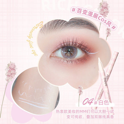 NOVO double pupil water-cutting ultra-fine eyeliner liquid pen waterproof non-smudged long-lasting lower eyelashes ultra-fine eyeliner eye bags wholesale 