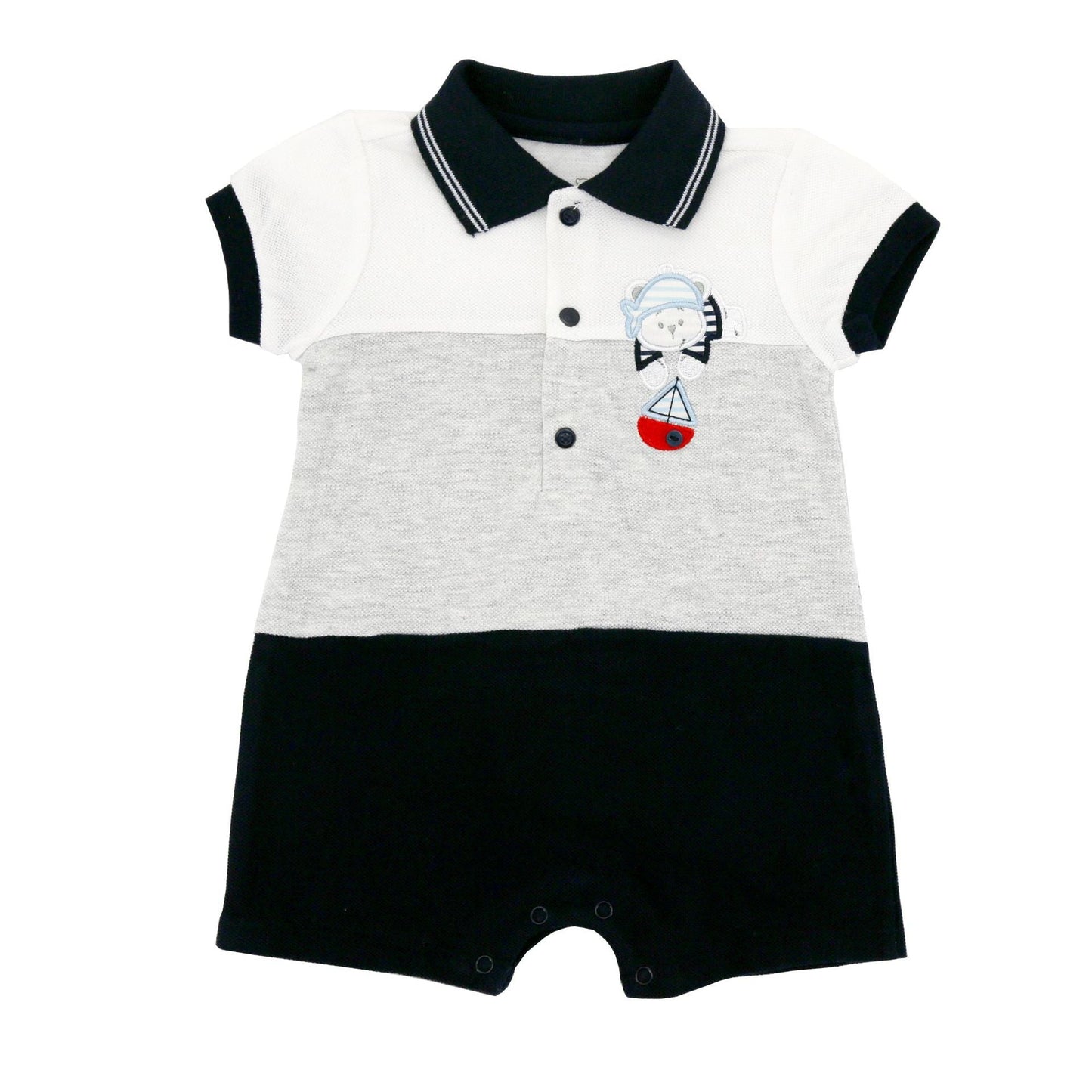 Summer baby boy boxer romper cute striped short-sleeved romper foreign trade children's clothing baby jumpsuit cross-border wholesale 