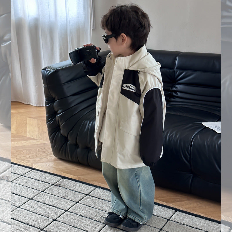 [Clearance Sale] Children's Thick Padded Jacket + Warm Polar Fleece Liner Baby 3-in-1 Jacket