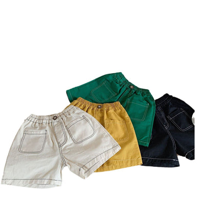 Children's shorts 20234 Bangcheng summer style boys and small children's open-line cotton shorts versatile baby casual pants F0183