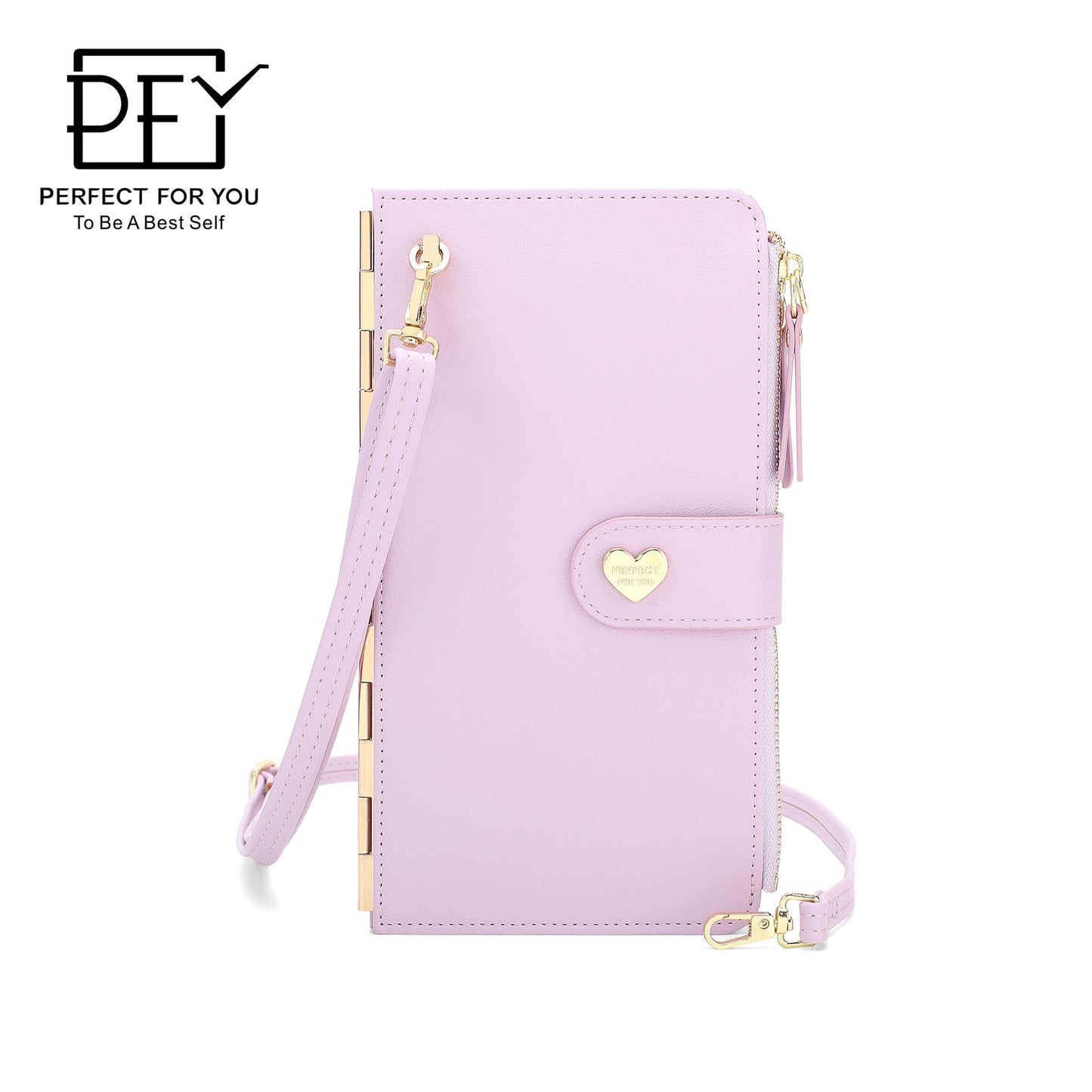 Perfect For You New Women's Multi-Card Coin Purse Multi-Function Large Capacity Crossbody Zipper Card Bag 