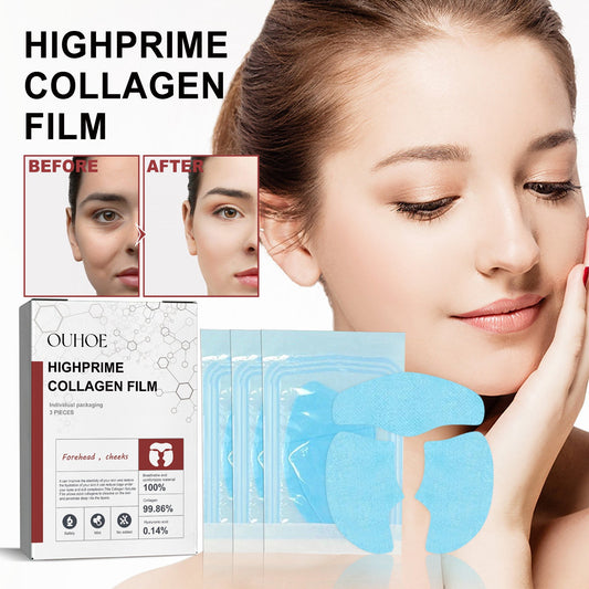 OUHOE collagen mask reduces wrinkles, eye bags, dark circles, tightens skin, plumps and moisturizes eye rejuvenation mask 