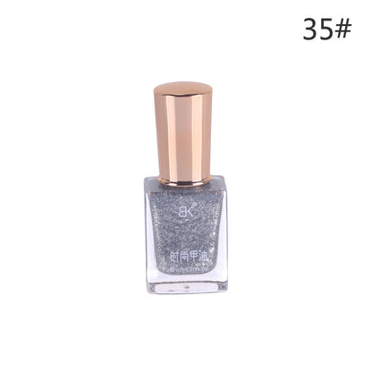 bk summer new style net red 36 colors fashion oily nail polish can not be peeled off without baking long-lasting not easy to fall off white wholesale