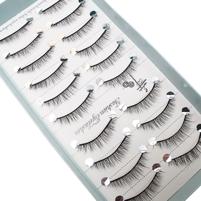 Dancing Princess False Eyelashes Fairy Natural Thick Curled 10 Pairs Mixed Set Grafting