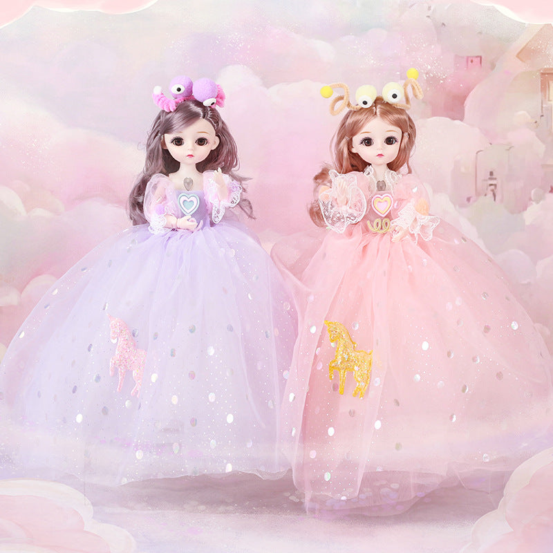 New 32cm Music Gauze Doll Yade Barbie Doll Girl Birthday Gift Children Toy Wholesale