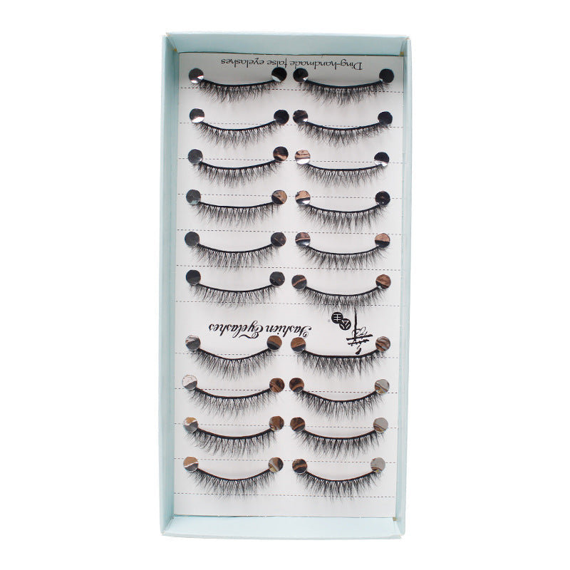 Dancing Princess False Eyelashes Fairy Natural Thick Curled 10 Pairs Mixed Set Grafting