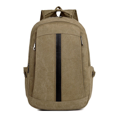 New canvas backpack men's bag casual school bag travel backpack 