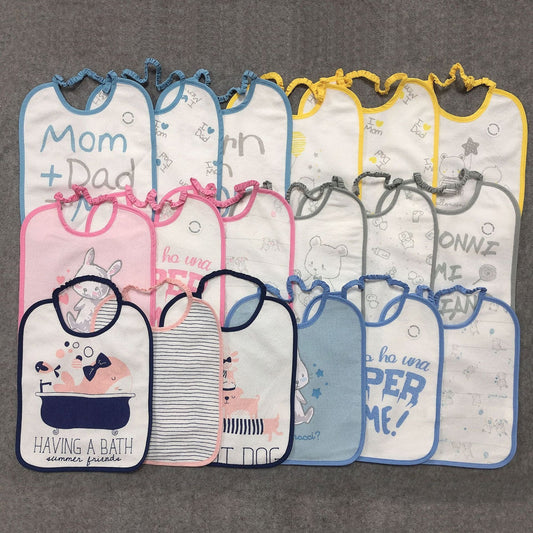 Manufacturers cross-border baby waterproof enlarged children's children's dining bibs 1-2 years old cartoon baby bibs wholesale 