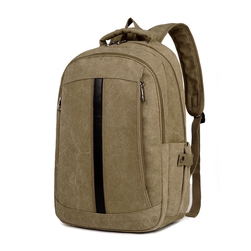 New canvas backpack men's bag casual school bag travel backpack 