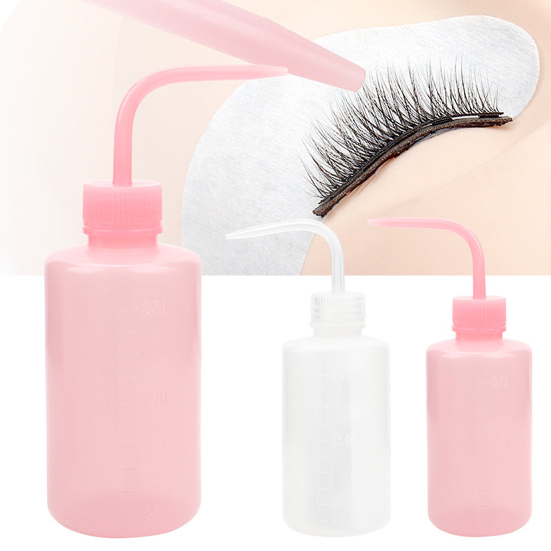 Wholesale grafting eyelash cleaning pot 250ml curved mouth cleaning pot planting eyelash cleaning tool