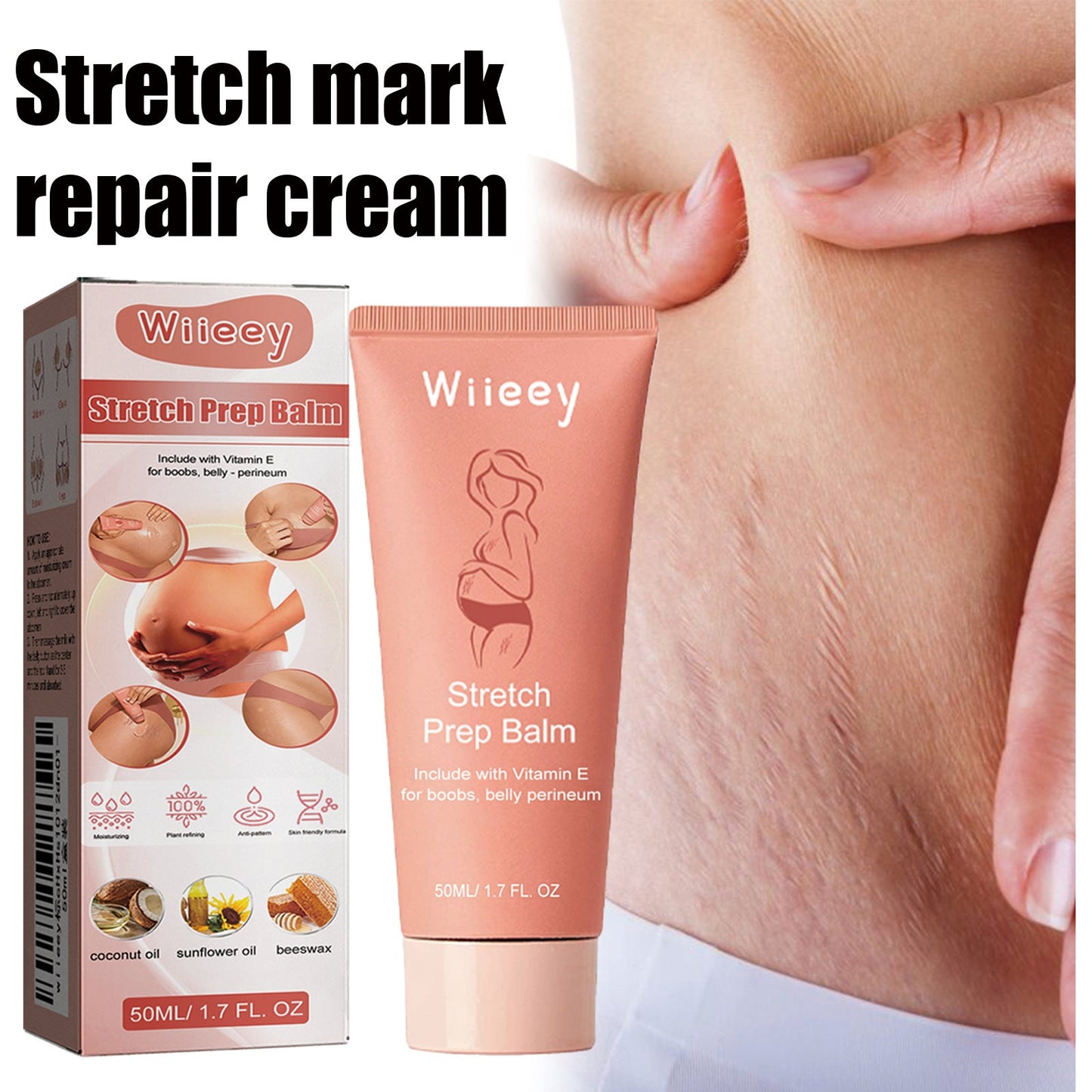 wiieey postpartum pregnancy repair cream fades fine lines of pregnancy massage firming postpartum skin care cream 