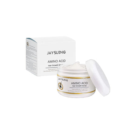 Jaysuing hair scrub deeply cleanses the scalp, gently refreshes and relieves itching, nourishes and thickens the hair 