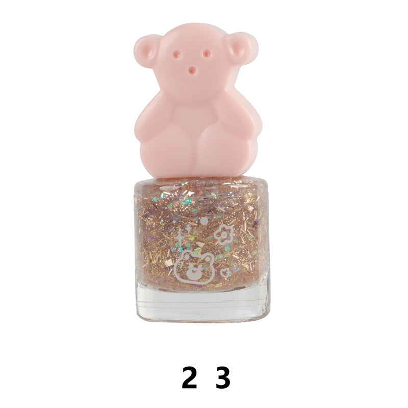 Bei Shijie water-based cute no-bake long-lasting non-peelable quick-drying nude color no odor nail polish wholesale