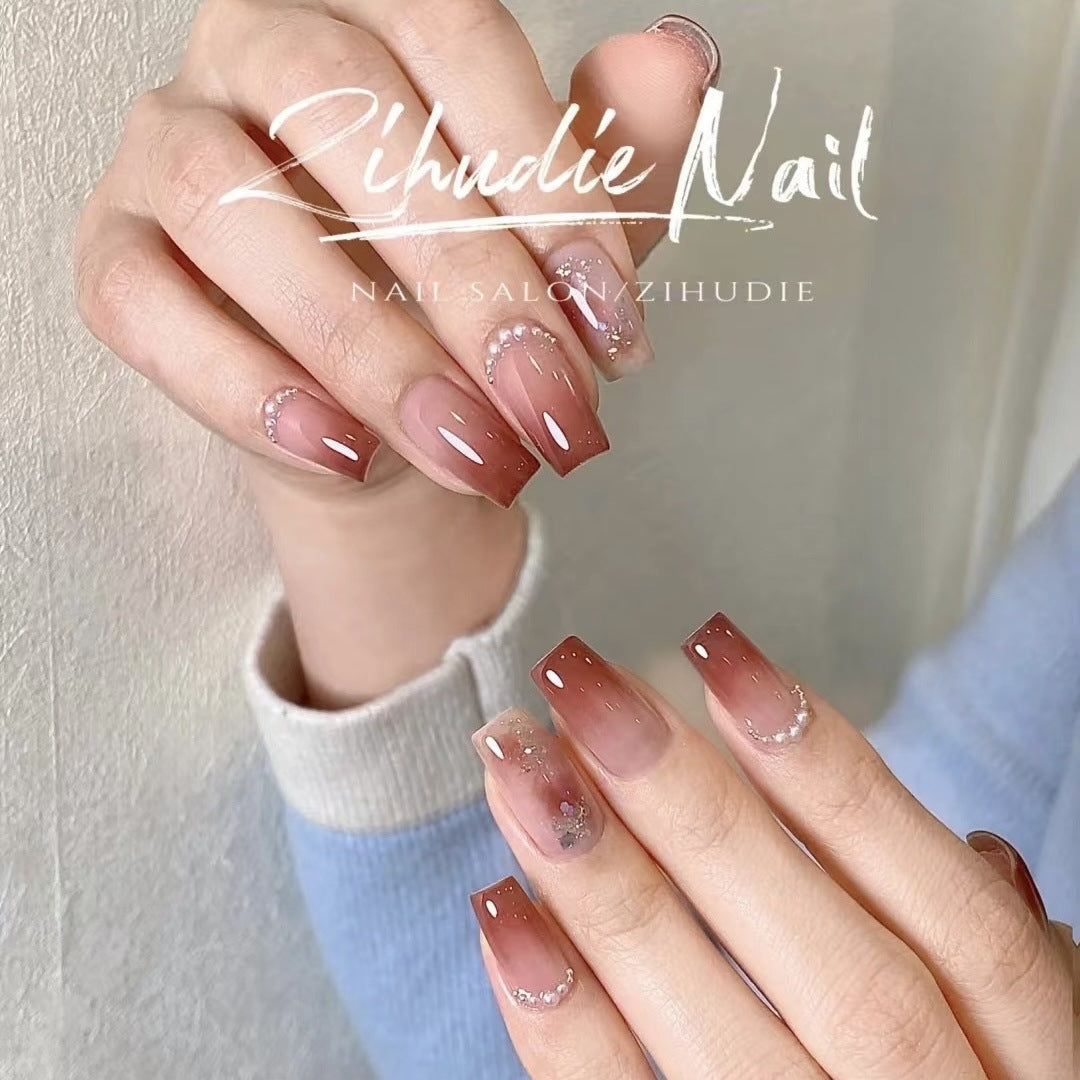 ក្រចកដៃសិប្បនិម្មិត nail stickers ស្ទីគ័រក្រចក