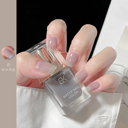 BK nail polish water-based, peelable, tearable, no baking, quick-drying, rose-scented, whitening, suitable for pregnant women, wholesale