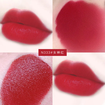 NOVO Retro Small Tube velvet lipstick ផ្តល់សំណើម និងរលោង មិនងាយរសាយ គ្រឿងសម្អាងមានច្រើនពណ៌ និងជាប់បានយូរ មានលក់ដុំ 