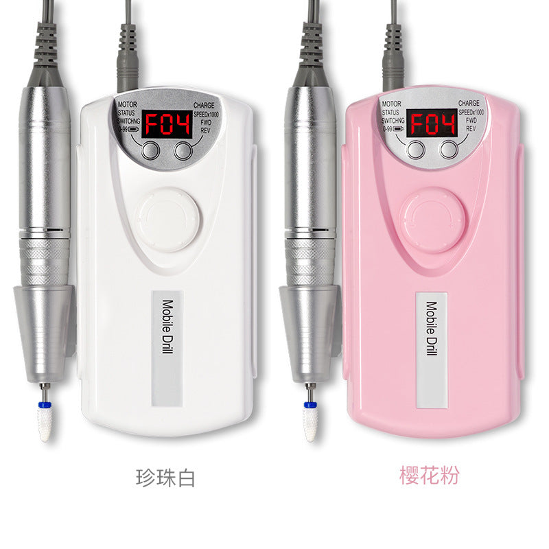 Nail polisher electric portable small rechargeable professional nail remover machine tool nail salon dedicated