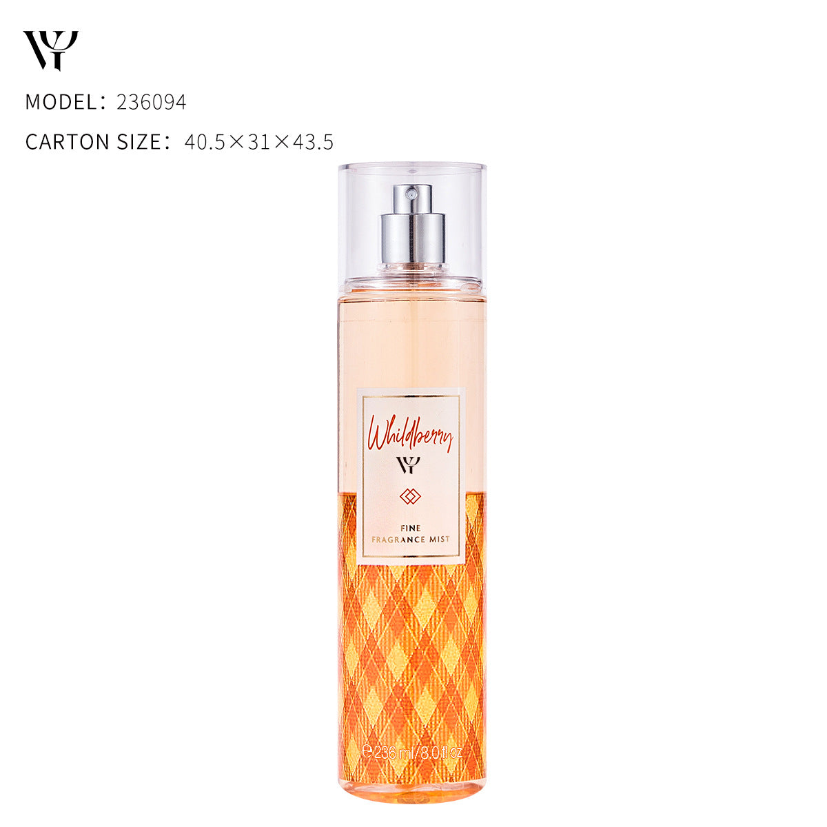 Cross-border exclusive brand Victoria Flower Season Body Spray Perfume Classic Plaid Violet Musk Lasting Fragrance