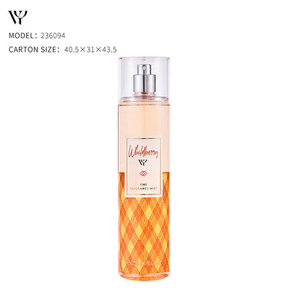 Cross-border exclusive brand Victoria Flower Season Body Spray Perfume Classic Plaid Violet Musk Lasting Fragrance