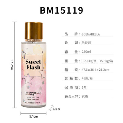 跨境女士身体喷雾香水 女士香水香体喷雾身体香氛body mist250ml